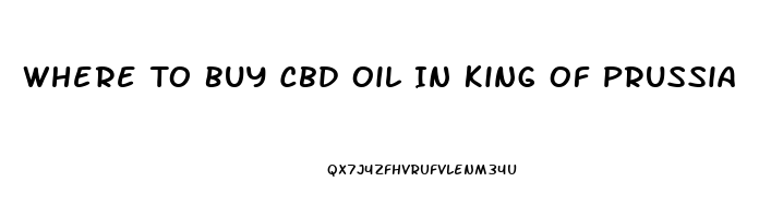 Where To Buy Cbd Oil In King Of Prussia