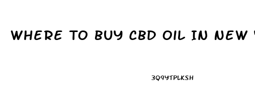 Where To Buy Cbd Oil In New York State