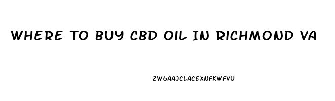 Where To Buy Cbd Oil In Richmond Va