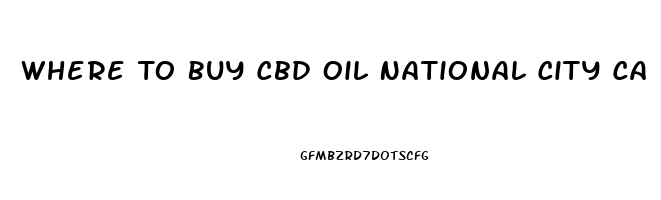 Where To Buy Cbd Oil National City Ca