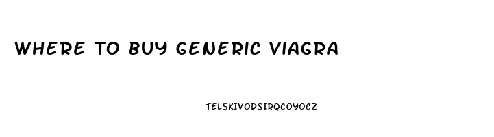 Where To Buy Generic Viagra