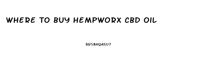 Where To Buy Hempworx Cbd Oil