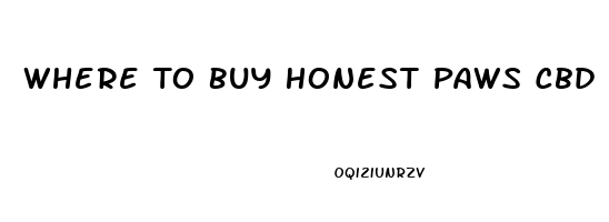 Where To Buy Honest Paws Cbd Oil