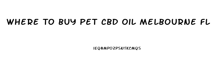 Where To Buy Pet Cbd Oil Melbourne Fl