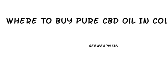 Where To Buy Pure Cbd Oil In Colorado