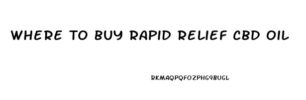 Where To Buy Rapid Relief Cbd Oil