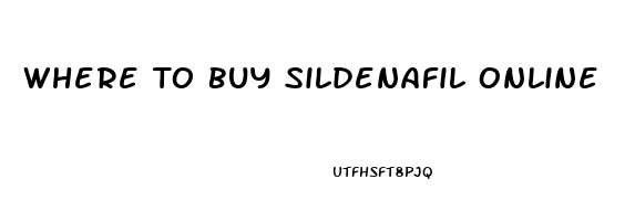 Where To Buy Sildenafil Online