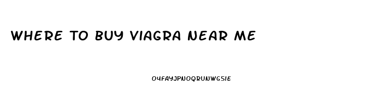 Where To Buy Viagra Near Me