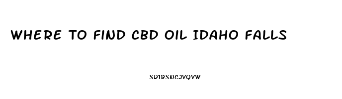 Where To Find Cbd Oil Idaho Falls