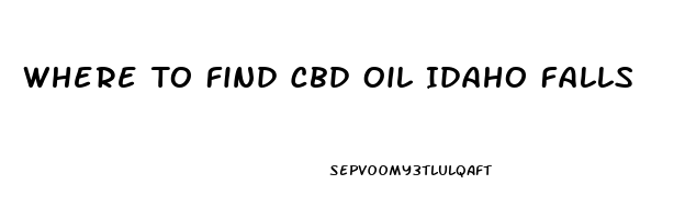 Where To Find Cbd Oil Idaho Falls