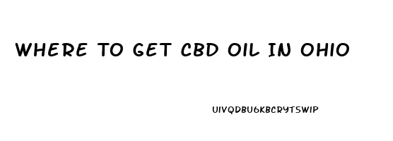 Where To Get Cbd Oil In Ohio