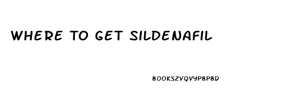 Where To Get Sildenafil