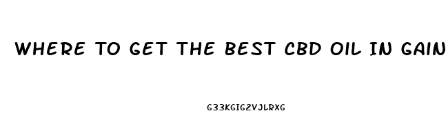 Where To Get The Best Cbd Oil In Gainesville Florida