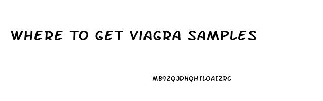 Where To Get Viagra Samples