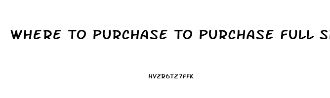 Where To Purchase To Purchase Full Spectrum Cbd Oil