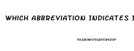 Which Abbreviation Indicates Impotence In The Mail