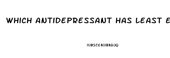 Which Antidepressant Has Least Effect On Libido