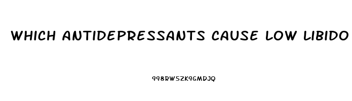 Which Antidepressants Cause Low Libido