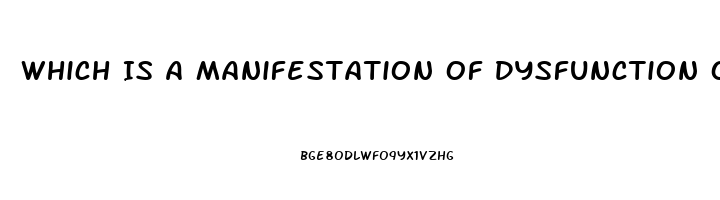 Which Is A Manifestation Of Dysfunction Of Cranial Nerve Iii