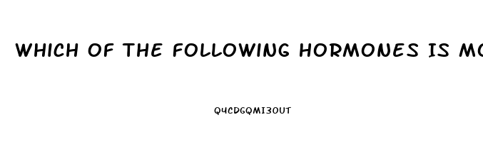 Which Of The Following Hormones Is Most Strongly Connected With The Sex Drive In Women