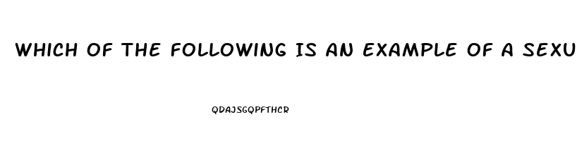 Which Of The Following Is An Example Of A Sexual Dysfunction
