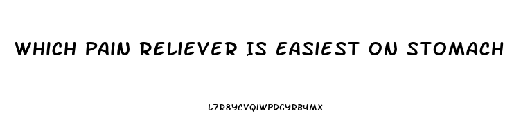 Which Pain Reliever Is Easiest On Stomach