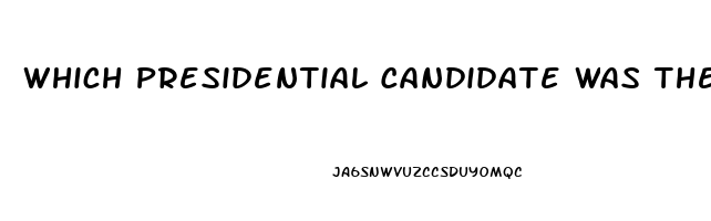 Which Presidential Candidate Was The First Spokesman For Viagra