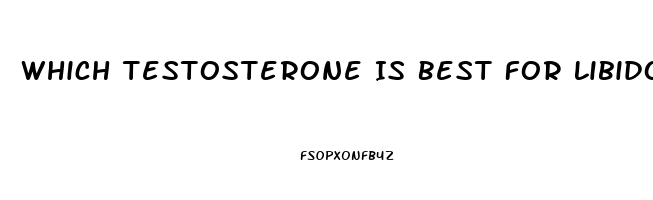 Which Testosterone Is Best For Libido