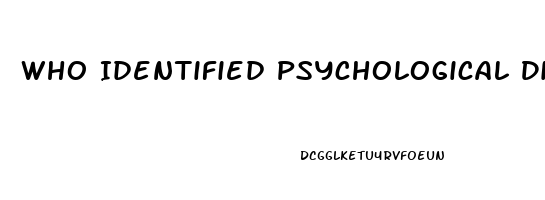Who Identified Psychological Disorders As A Harmful Dysfunction