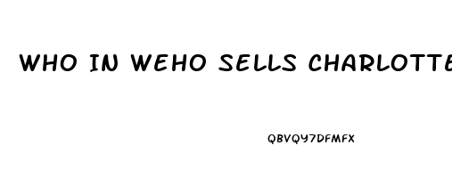 Who In Weho Sells Charlotte Web Cbd Oil