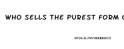 Who Sells The Purest Form Of Organic Cbd Oil