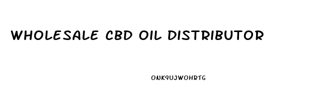 Wholesale Cbd Oil Distributor