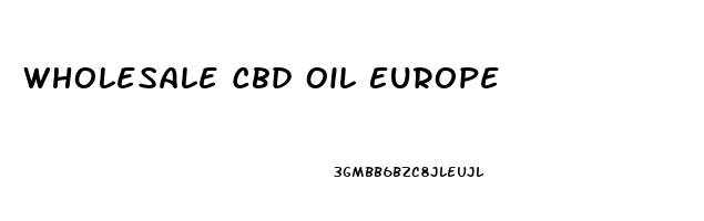 Wholesale Cbd Oil Europe