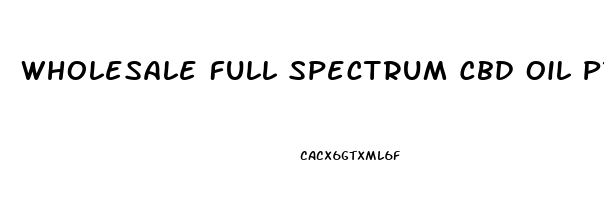 Wholesale Full Spectrum Cbd Oil Price