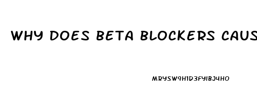 Why Does Beta Blockers Cause Impotence