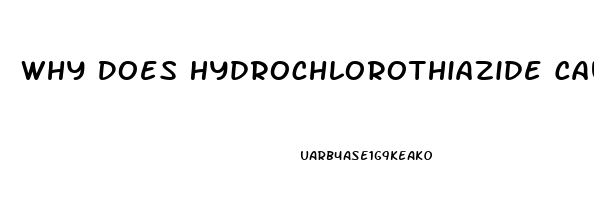 Why Does Hydrochlorothiazide Cause Erectile Dysfunction