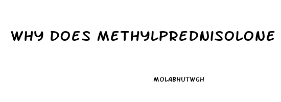 Why Does Methylprednisolone Cause Impotence