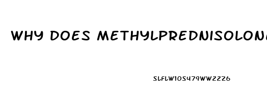 Why Does Methylprednisolone Cause Impotence