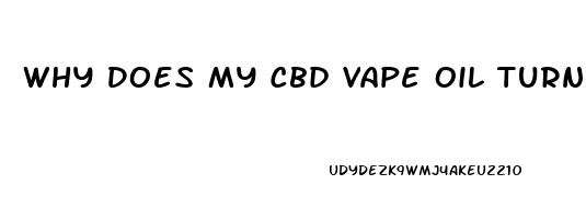 Why Does My Cbd Vape Oil Turn Brown