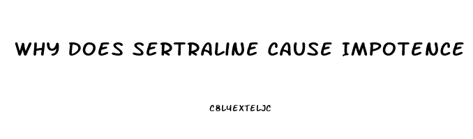 Why Does Sertraline Cause Impotence