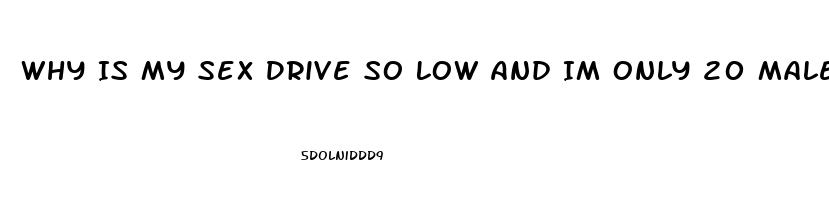 Why Is My Sex Drive So Low And Im Only 20 Male