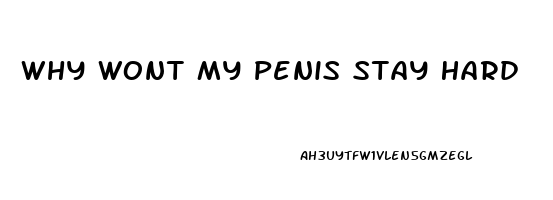 Why Wont My Penis Stay Hard