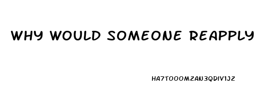 Why Would Someone Reapply Cbd Oil Every Two Hours