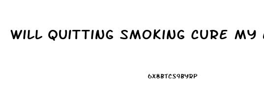 Will Quitting Smoking Cure My Erectile Dysfunction