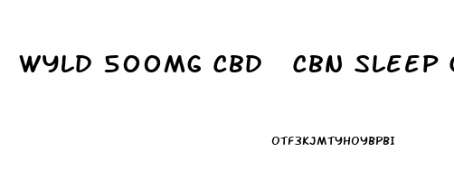 Wyld 500mg Cbd  Cbn Sleep Gummies
