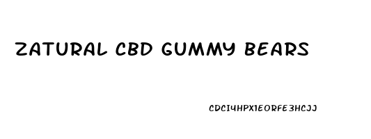 Zatural Cbd Gummy Bears