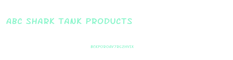 abc shark tank products