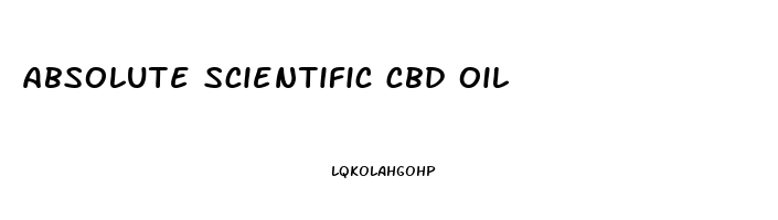 absolute scientific cbd oil