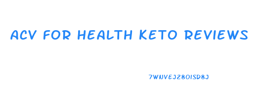 acv for health keto reviews