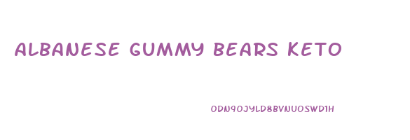 albanese gummy bears keto